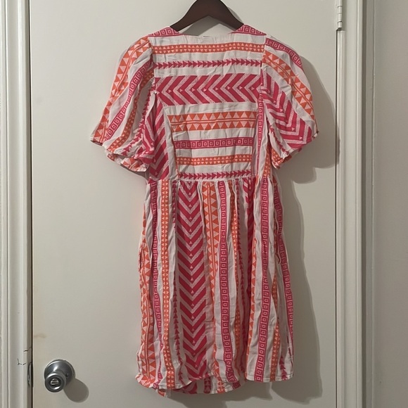 Old Navy Pink and White Striped Mini Dress - Picture 5 of 9